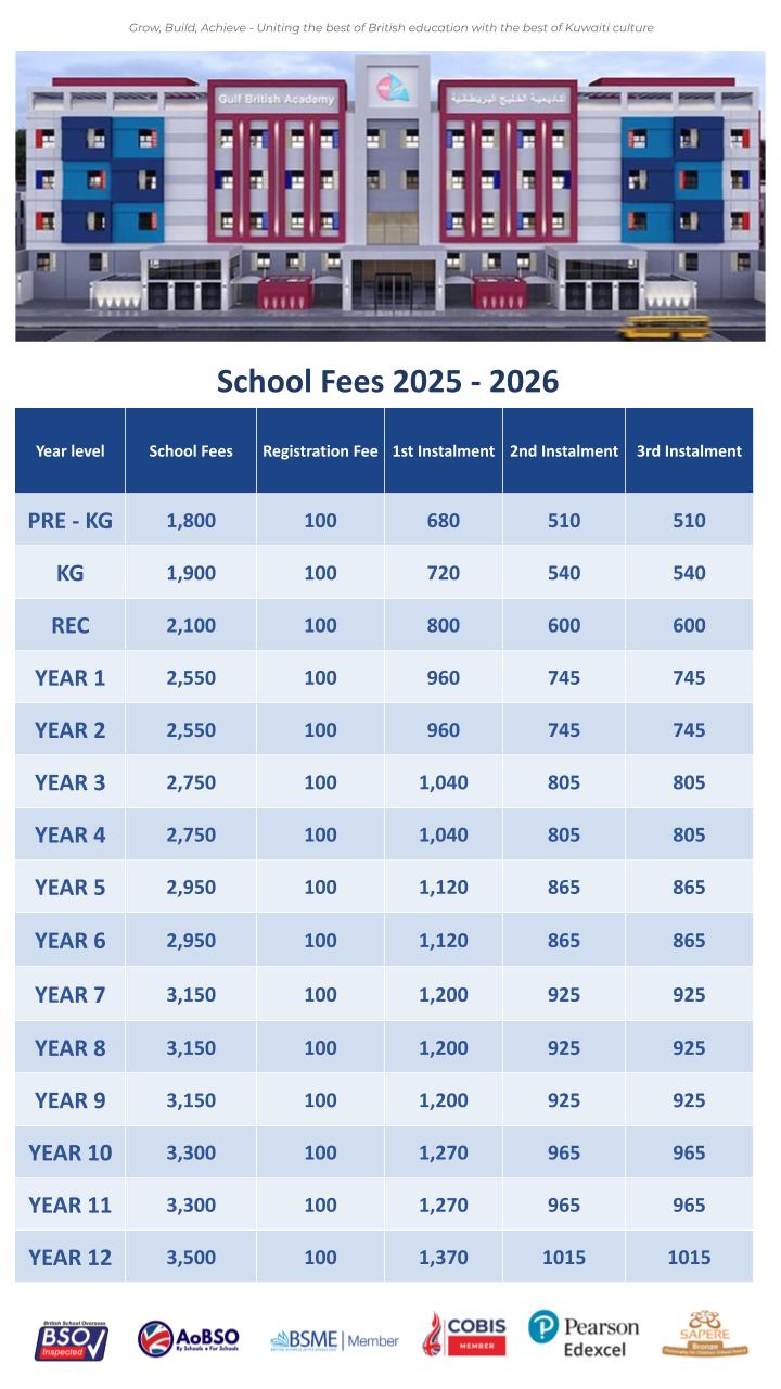 School Fees 25-26